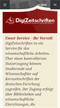 Mobile Screenshot of digizeitschriften.de